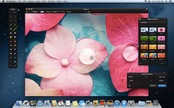 Pixelmator is an inspiring, easy-to-use, beautifully designed image editor that nearly replaces Photoshop.