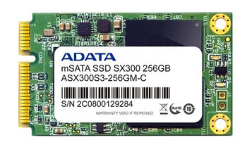 The Adata mSATA SSD drive.