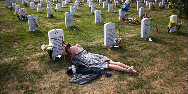 War dead honored on Memorial Day weekend. | John Moore/Getty Images
