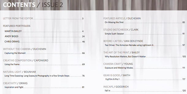 photograph issue two 3 Newest Issue of PHOTOGRAPH Magazine Available, Get 25% Off