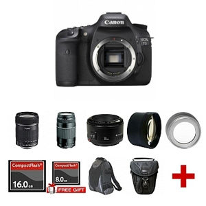 One of the Canon EOS 7D multi-lens kit bundles with huge savings at eBay.