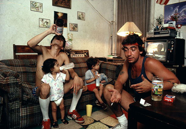 Peter Drinks a Beer, New York, 1987 | Joseph Rodriguez