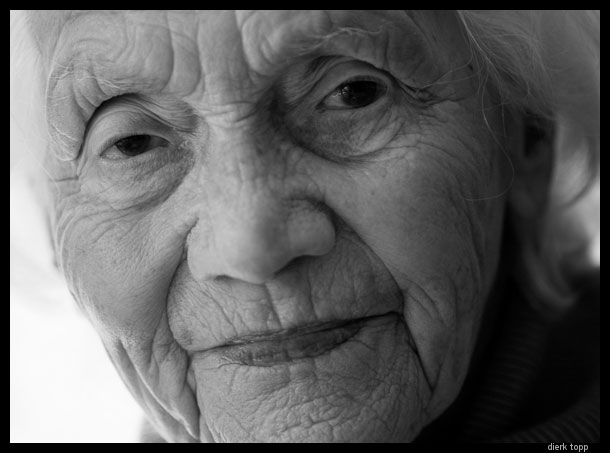 My 90-year-old mother-in-law. | Dierk Topp