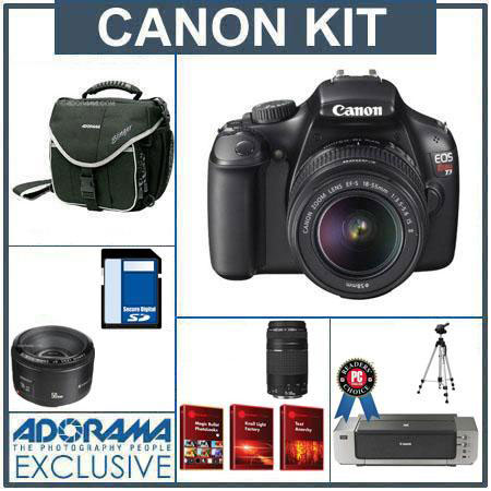 $599 for Canon Rebel T3 + 3 Lenses + Printer +++