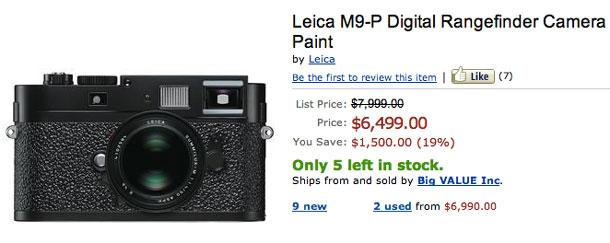 Massive $1,500 Price Drop on Leica M9-P