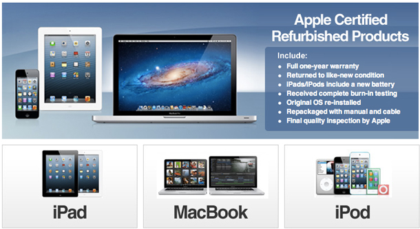 Apple Certified Refurbished Products