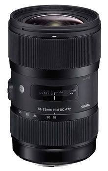 Order World’s Fastest Zoom, Sigma 18-35mm F1.8