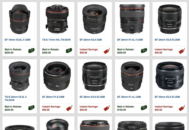 Up to $300 Savings on Select Canon Lenses & Speedlites
