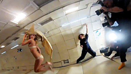 Bikini Photo Shoot in Space — Kate Upton Can Defy Gravity, After All