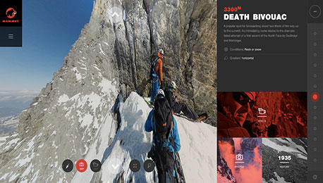Virtual Extreme Climbing — Street View in the Eiger North Face